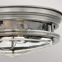 Quintiesse Udendørs Loftlamper > Hadrian udendørs loftslampe, antik nikkel/klar