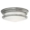 Udendørs Loftlamper ^ Quintiesse Hadrian udendørs loftslampe, antik nikkel/opalhvid