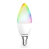 Dæmpbar Led-Pære|Smarte Lyskilder ^ Hama Smart LED klar E14 C35 stearinlys WLAN Matter 4,9 W RGBW