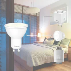 Hama Dæmpbar Led-Pære|Smarte Lyskilder > WLAN LED-reflektor GU10 5.5W 120° CCT dæmpes