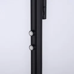 JUST LIGHT. GmbH Gulvlamper|Gulvlamper > Hans LED-gulvlampe med læselampe, kantet, sort