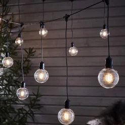 Julepynt|Julelys Udendørs ^ Markslöjd Have 24 LED-lyskæder Deco, startsæt, transformer