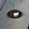 Markslöjd Nedgravet Udebelysning|Udendørs Spot > Have 24 LED trinlys Trappelys sort 0,8W