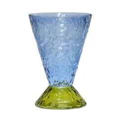 Hübsch Møbel Og Interiør > Abyss-vase, blå, glas, højde 29 cm, Ø 20 cm