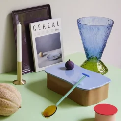 Hübsch Møbel Og Interiør > Abyss-vase, blå, glas, højde 29 cm, Ø 20 cm