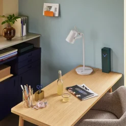 Hübsch Arbejdsrum/Kontor > Ardent bordlampe, lysegrå, jern, E14, højde 54 cm
