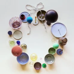 Hübsch Møbel Og Interiør > Confetti-skål, sæt med 2, glas, Ø 15 & cm