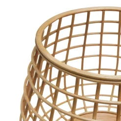 Hübsch Møbel Og Interiør > Energikurve, sæt med 2, rattan, Ø 45 & 60 cm