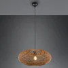Trio Lighting Pendellamper > Hedda hængelampe af sisal og metal