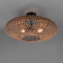 Trio Lighting Loftlamper|Loftlamper > Hedda loftlampe af sisal og metal
