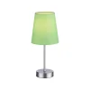 JUST LIGHT. GmbH Bordlamper > Heinrich bordlampe med grøn stofskærm