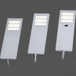 Paul Neuhaus Gang|Underskabsbelysning > Helena LED-møbellampe, 19 x 7 cm, sæt med 3, sensor, metal