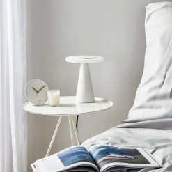 Bordlamper ^ Helestra Bax bordlampe med touchdæmper, hvid