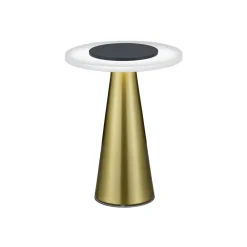 Bordlamper ^ Helestra Bax bordlampe med touchdæmper, messing
