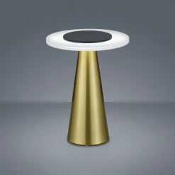 Bordlamper ^ Helestra Bax bordlampe med touchdæmper, messing