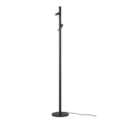 Helestra Gulvlamper > Coni LED-gulvlampe 2 spots 160cm sort