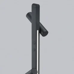 Helestra Gulvlamper > Coni LED-gulvlampe 2 spots 160cm sort