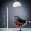 Gulvlamper ^ Helestra Doro-gulvlampe med akrylskærm, hvid