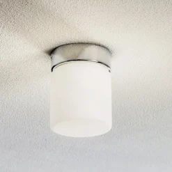 Loftlamper ^ Helestra Keto LED-loftlampe, cylinder, krom
