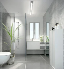 Helestra Væg- Og Spejllamper > LED-spejllampe LOOM 2, længde 120 cm, IP44, CCT