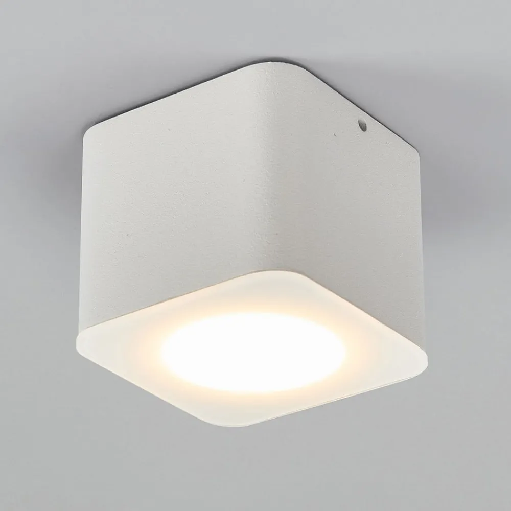 Helestra Loftlamper|Spotlights > Oso LED-loftspot, kantet, hvid mat