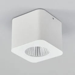 Helestra Loftlamper|Spotlights > Oso LED-loftspot, kantet, hvid mat