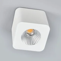 Helestra Loftlamper|Spotlights > Oso LED-loftspot, kantet, hvid mat