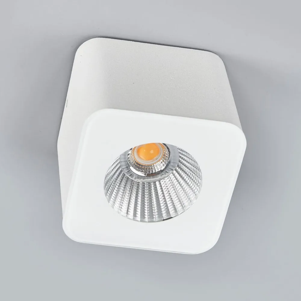 Helestra Loftlamper|Spotlights > Oso LED-loftspot, kantet, hvid mat