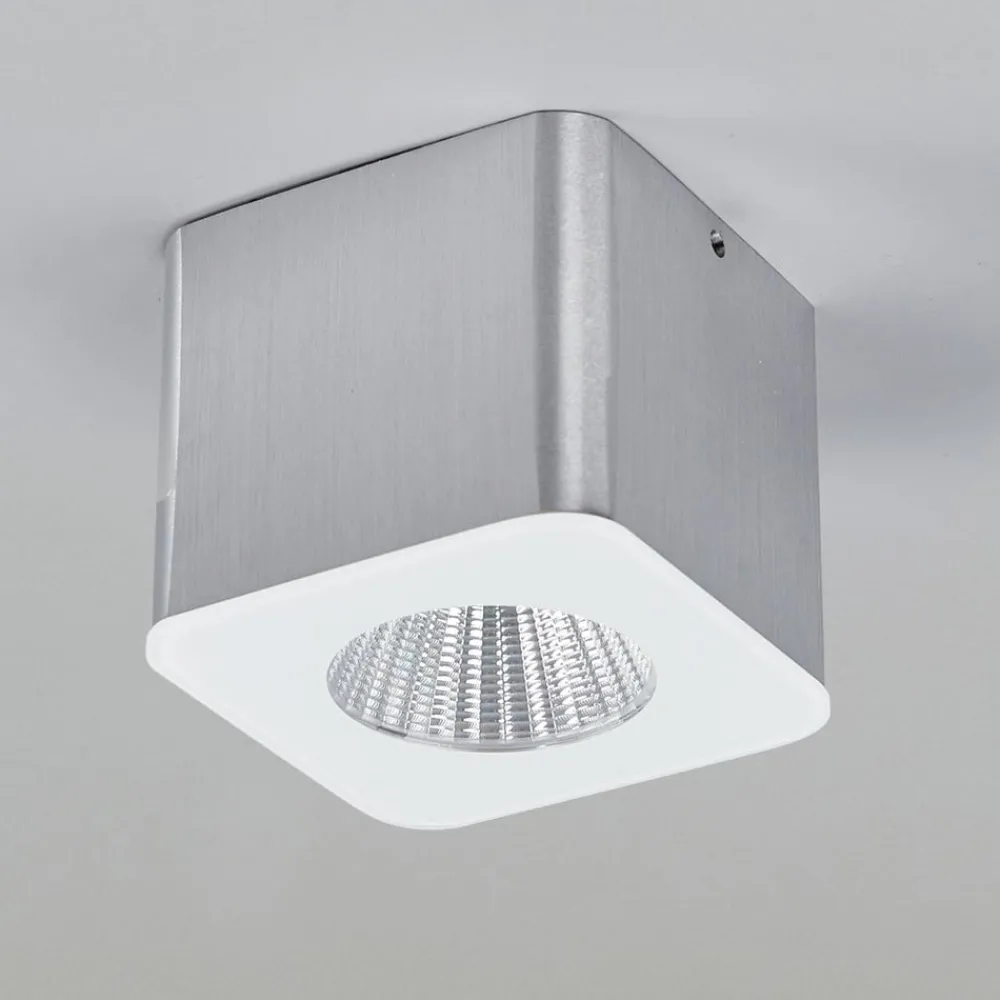 Helestra Loftlamper > Oso LED-loftspot, kantet, mat alu