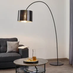 Gulvlamper|Gulvlamper ^ Helestra Roxx buelampe, sort