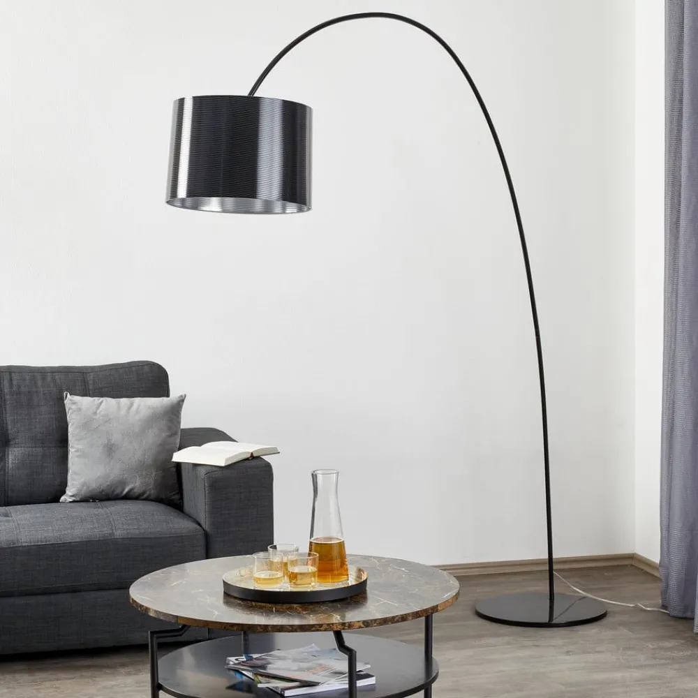 Gulvlamper|Gulvlamper ^ Helestra Roxx buelampe, sort