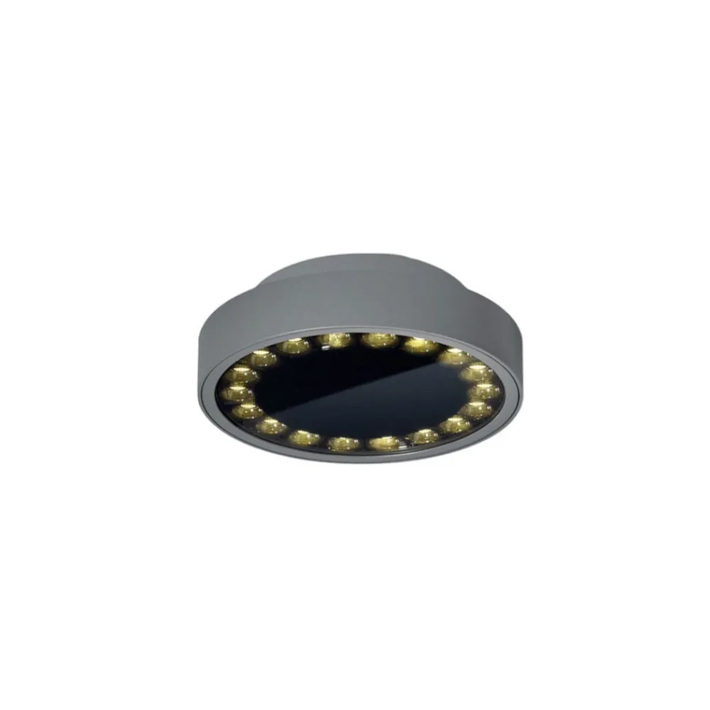 Helestra Udendørs Loftlamper > Say LED udendørs loftlampe grafit Ø18,5cm