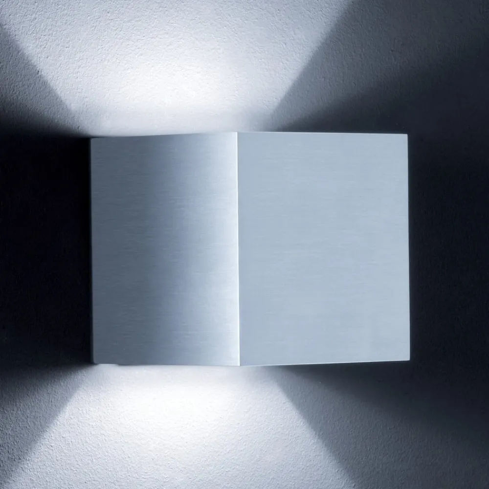 Væglamper ^ Helestra Siri væglampe up/down, mat aluminium