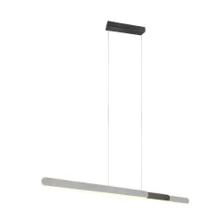 Trio Lighting Pendellamper > Helios LED-hængelampe, udtrækkelig dim CCT alu
