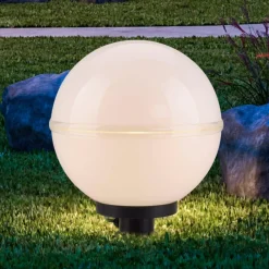 JUST LIGHT. GmbH Udendørs Spot > Hemis udendørs dekorationslys, jordspyd, 2-pak Ø 20cm