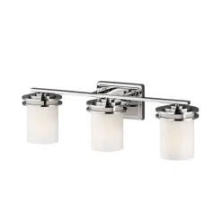 KICHLER Væg- Og Spejllamper > Hendrik LED-væglampe, IP44, krom/glas, 3 lyskilder