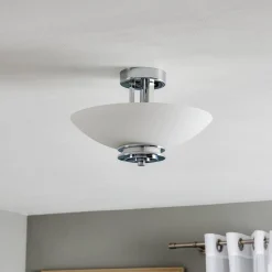 Loftlamper ^ KICHLER Hendrik loftlampe til badeværelset med LED'er