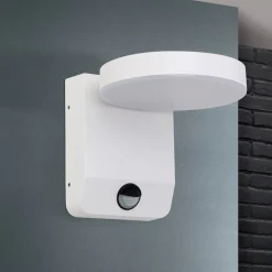 ORION Væglampe Med Sensor > Hendryk LED-væglampe, udendørs med sensor, hvid