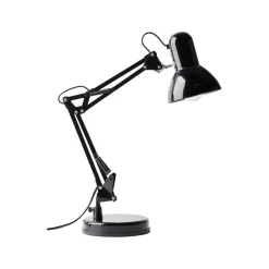 Arbejdsrum/Kontor ^ Brilliant Henry skrivebordslampe, sort, højde 50 cm, justerbar