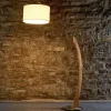 HerzBlut Gulvlamper > Amos buelampe, stel i olieret eg