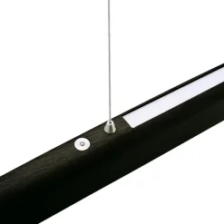 HerzBlut Bæredygtige Lamper > Arco LED-hængelampe ask eg trækul 130cm