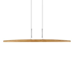 HerzBlut Bæredygtige Lamper > Arco LED-hængelampe olieret eg 170 cm