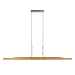 HerzBlut Bæredygtige Lamper > Arco LED-hængelampe olieret eg 170 cm
