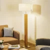 HerzBlut Gulvlamper|Gulvlamper > Dana gulvlampe, natur eg, hvid