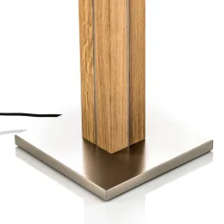 HerzBlut Gulvlamper|Gulvlamper > Dana gulvlampe, natur eg, hvid