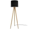 HerzBlut Gulvlamper|Gulvlamper > Elli gulvlampe, knasteg oliebeh./sort
