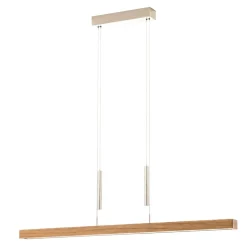 HerzBlut Pendellamper > Leonora hængelampe, Down, 121 cm natur eg