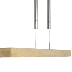 HerzBlut Pendellamper > Leonora hængelampe, Down, 121 cm natur eg