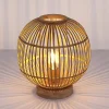 Globo Bordlamper > Hildegard bordlampe af bambus, Ø 30 cm