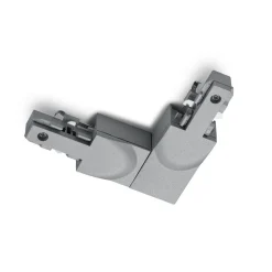 Trio Lighting Skinnesystem > Hjørneforbinder DUOline jordstik, inde, titan